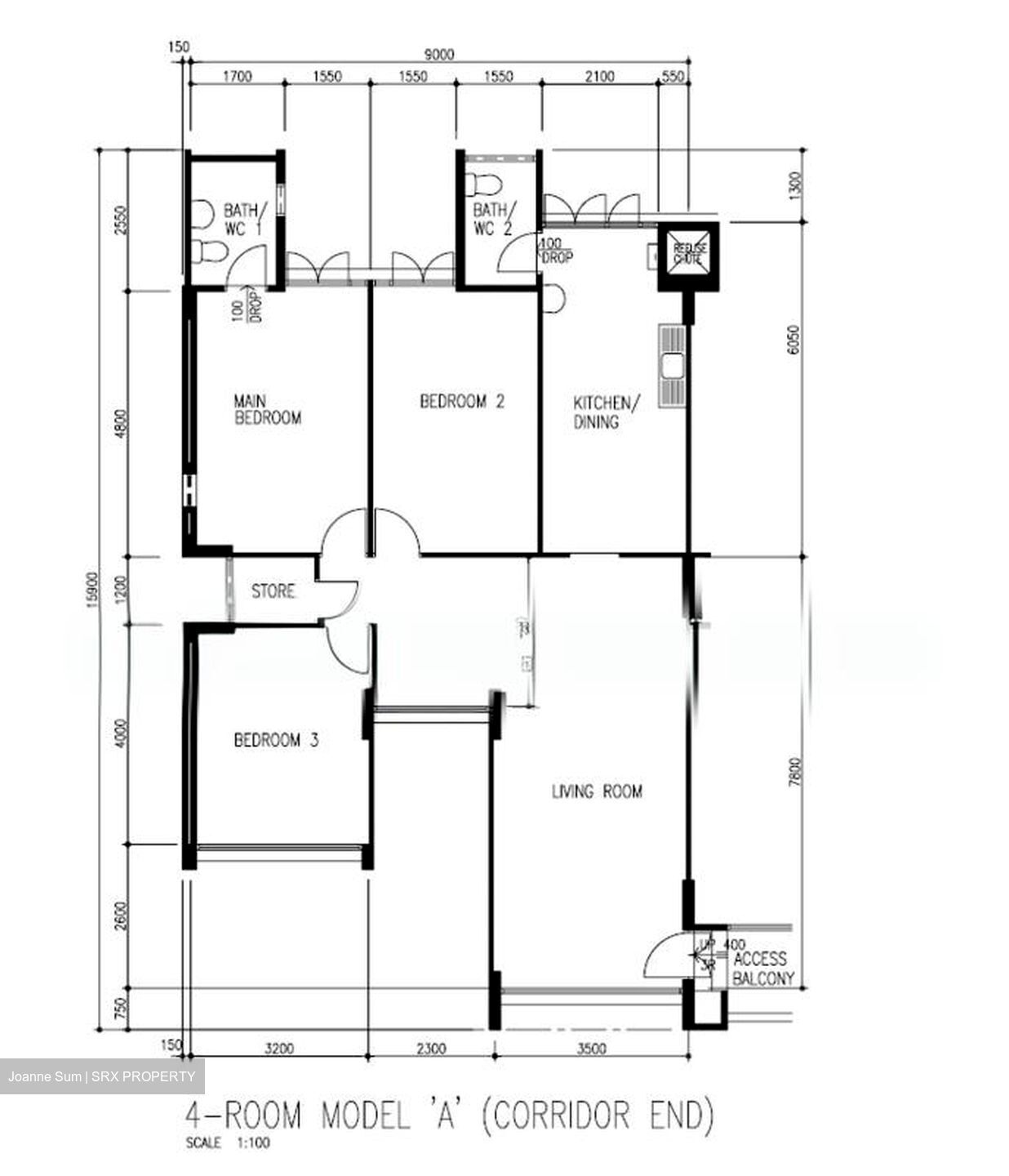 Blk 809 Tampines Polyview (Tampines), HDB 4 Rooms #571071451
